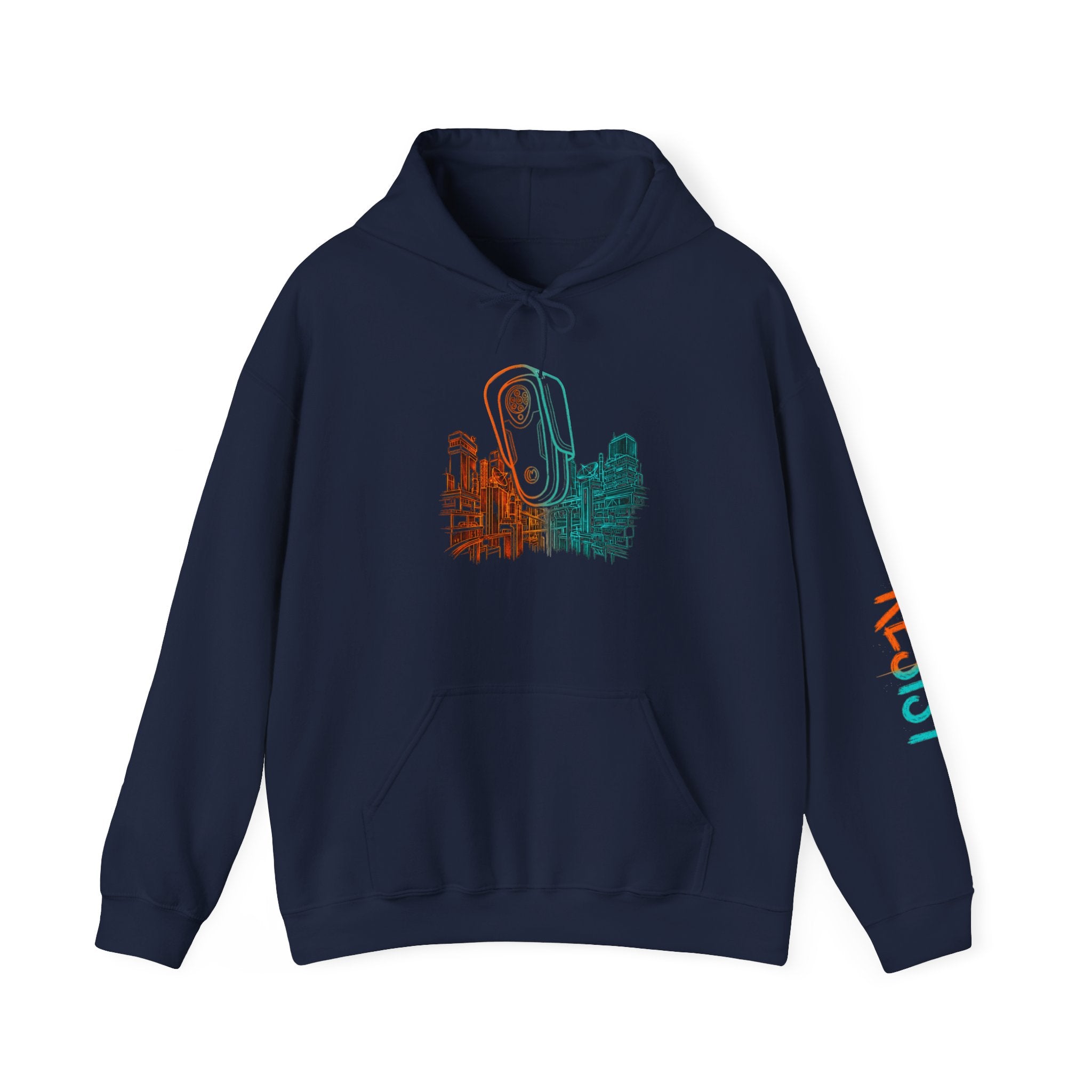 Resist Flock City Hoodie