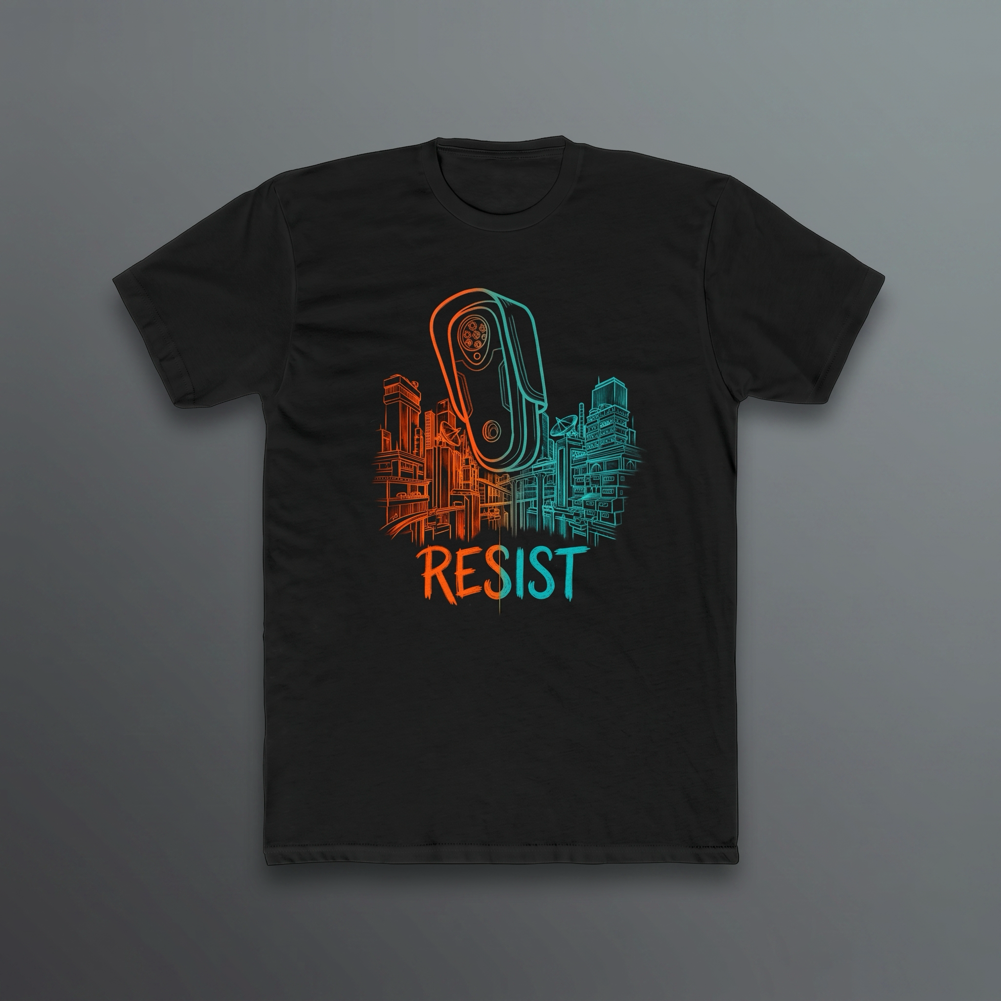 Resist Flock City Tee