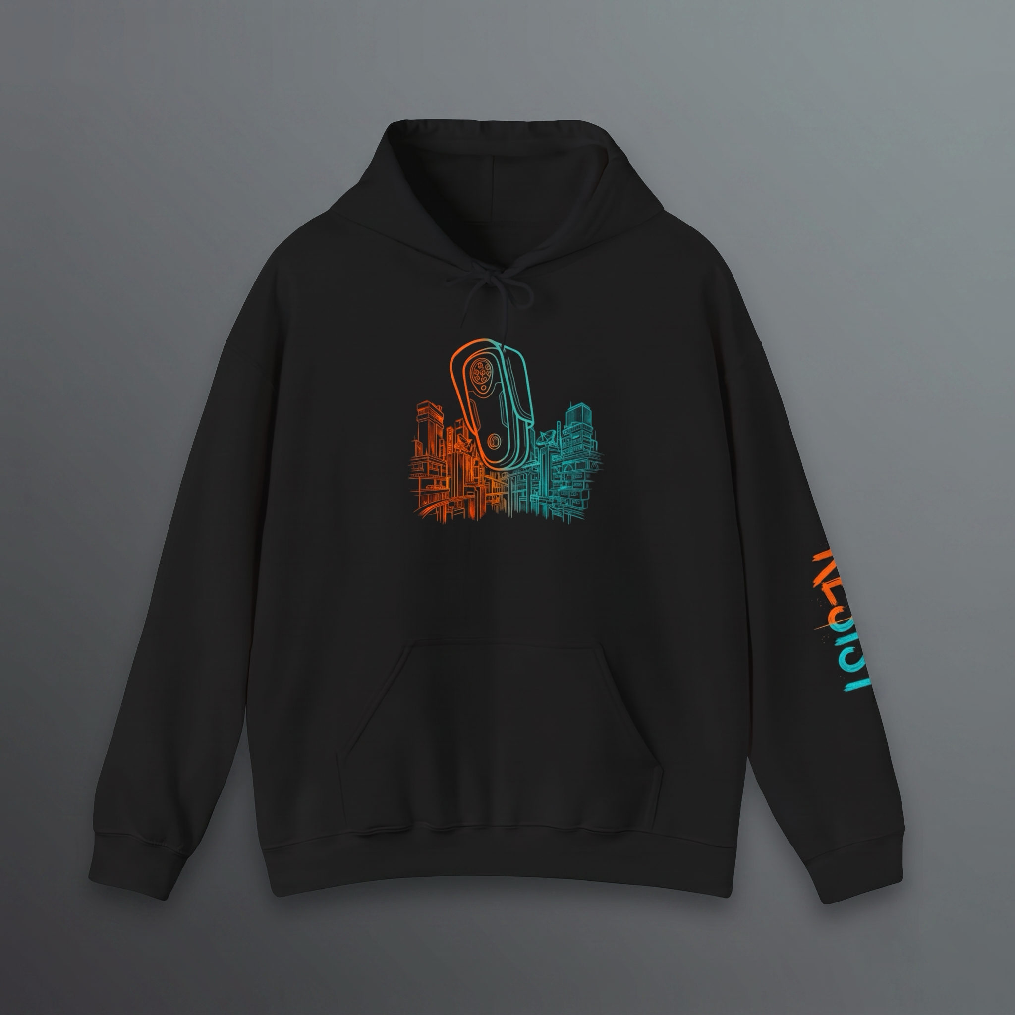Resist Flock City Hoodie
